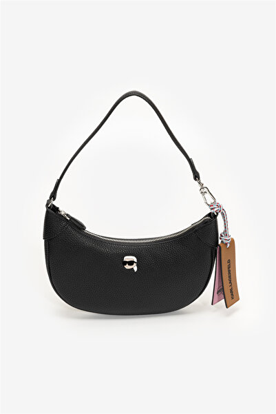 Karl Lagerfeld Ikon Pebble Half Kadın Mini Omuz Çantası