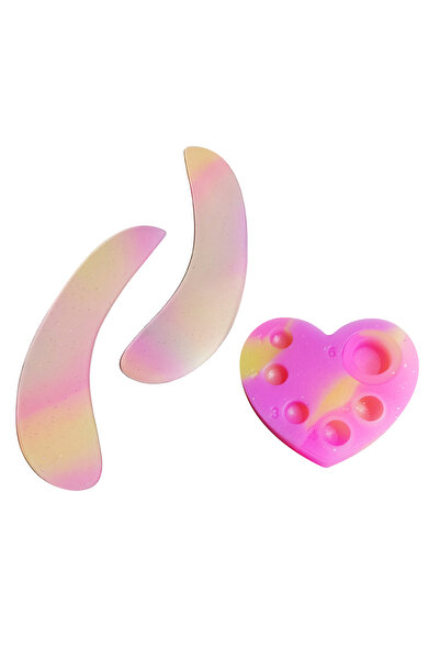 Choice باليت رموش بيرمانيا الجديدة باللون الوردي المختلط، رموش سيليكون، واقي ...