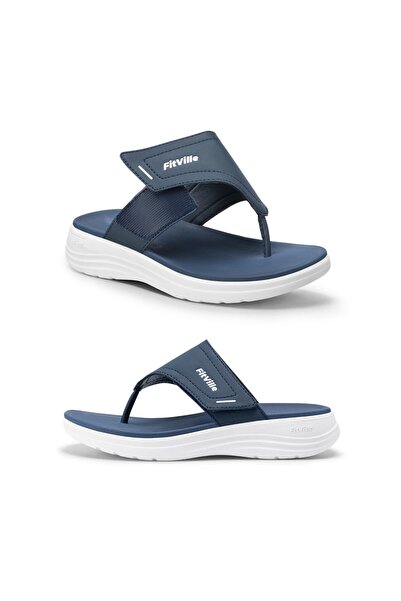 FitVille Дамски Сандали, FitVille, Ортоза за стелки, Сини, Размер 37