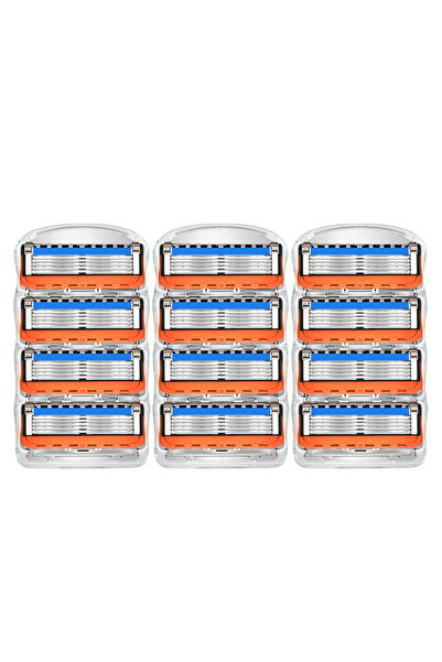 Choice1 12 قطعة من شفرات الحلاقة الرجالية فيوجن، 5/6 طبقات، ماكينة حلاقة فيوج...