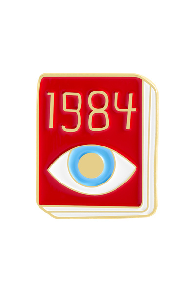 Choice دبابيس مينا على شكل عين كتاب، إصدار عام 1984، مستوحاة من أعمال جورج أو...