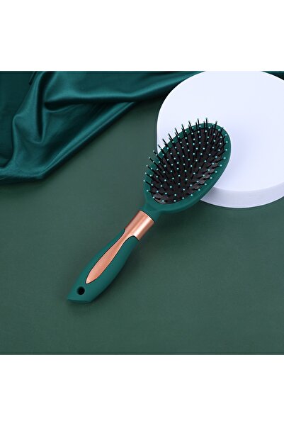 Choice مجموعة فرشاة ومشط بيضاوي للتدليك مضادة للكهرباء الساكنة مع قاعدة وسادة...