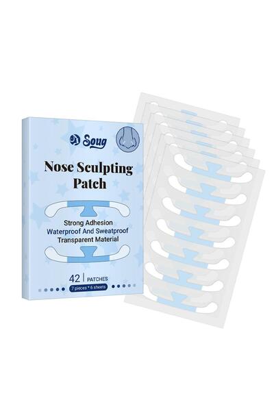 Choice ملصقات تصغير الأنف، رقعة تصغير الأنف غير المرئية، مناسبة لأزياء التنكر...