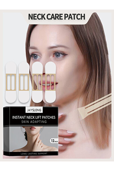 Choice علبة واحدة تحتوي على 12 قطعة من لصقات الرقبة المضادة للتجاعيد، لتشكيل ...