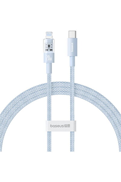 Baseus Cablu USB-C la Lightning, Încărcare rapidă 20W, 1m - Gem (P10373001311...