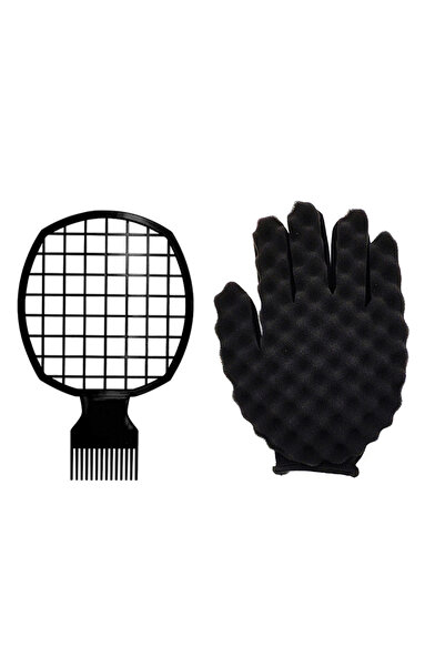 Choice فرشاة إسفنجية لتصفيف الشعر الأفرو تويست من HMST HRTWGS، قطعتان، للرجال...