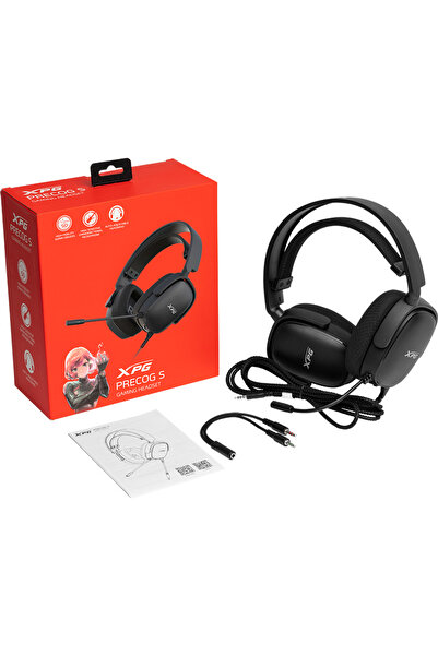 XPG COXPPRECOGSBK, Cu Fir, 20 - 20000 Hz, Negru