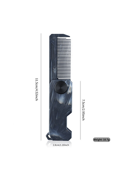 Choice3 Mini Folding Comb NEW 1/2PCS Marble Pattern Mini Folding Combs Portab...