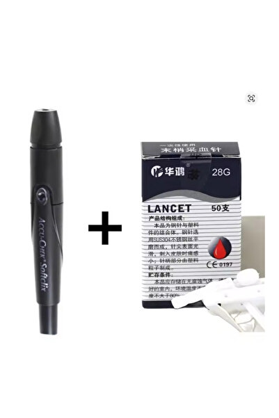 Choice قلم و50 إبرة وخز Accu-CheK Softclix، جهاز وخز لجمع الدم