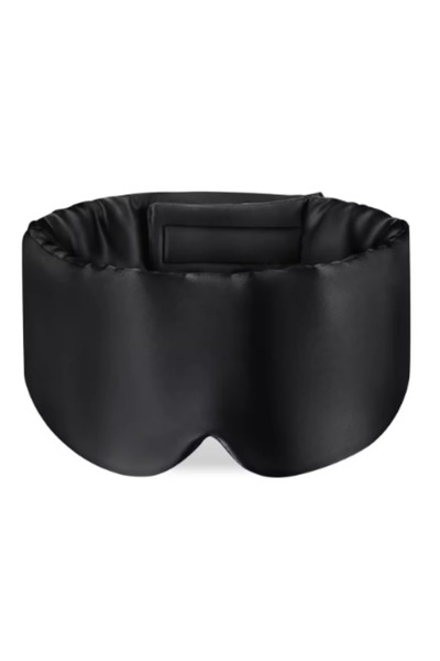 Choice3 Black Silk Sleeping Mask Eyepatch Blking Light Eyemask Soft Padded Tr...
