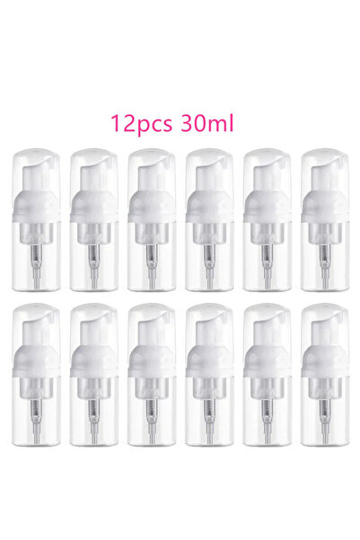 Choice 12 قطعة 30 مل، 12 قطعة 30/60 مل، زجاجة رغوة محمولة بمضخة فارغة، زجاجة ...