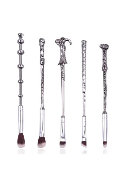 choice2 5pcs black 5PCS Makeup Brush Wand Set Professional Style Brushes with...