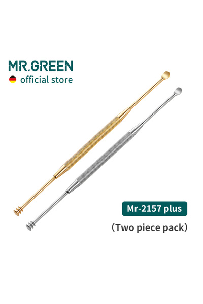 Choice عبوة من قطعتين من أدوات تنظيف الأذن من مستر جرين، مزدوج ، لتنظيف الأذن...