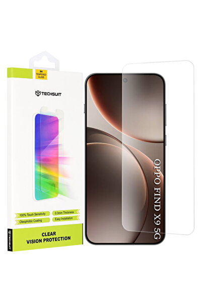 Techsuit Foil for Oppo Find X9 - Clear Vision Glass - Transparent