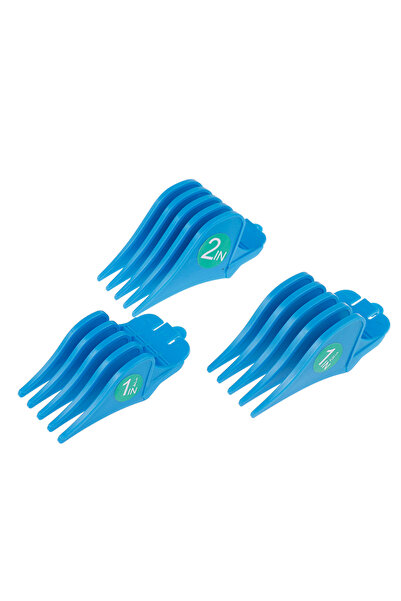 Choice3 Blue 3Pcs Large Size 32/38/51mm Limit Comb Trimmer Cutting Guide Clip...