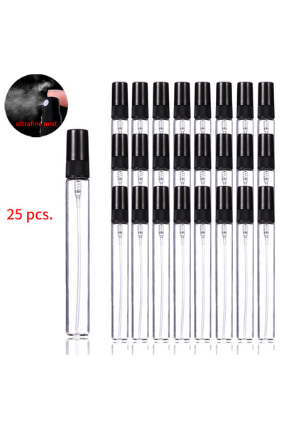 Choice1 25 زجاجة بخاخ سعة 10 مل، عبوة من 25 قطعة، زجاجة بخاخ بمضخة سعة 10 مل،...