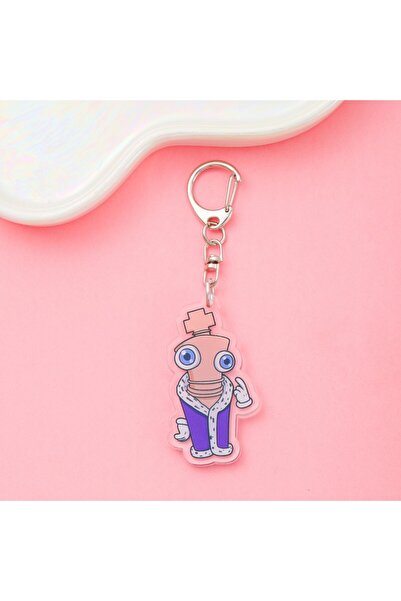 Choice 5 cm 6 1/7Pcs Cartoon The Amazing Digital Circus Acrylic Keychain Acce...