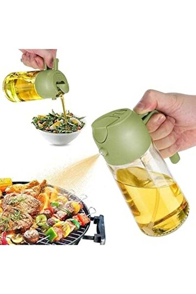 Generic 16oz Oil Dispenser Bottle for Kitchen - 2 in 1 Olive Oil Dispenser an...