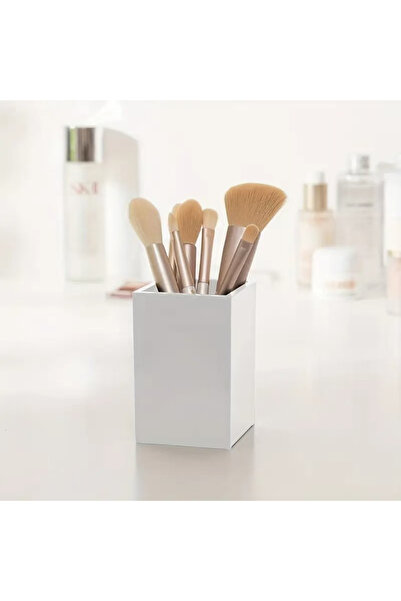 Choice WHITE Acrylic makeup brush storage box DIY handmade accessories finish...