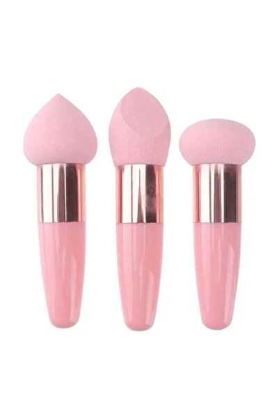 Choice1 Pink 3Pcs Makeup Sponge Beauty Foundation Blending Sponge Makeup Spon...