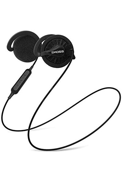 KOSS KSC35WL Headphones, Ear Clip, Wireless, Microphone, Black