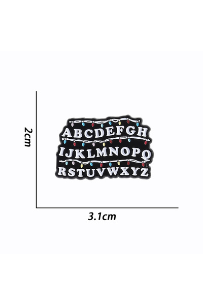 Choice بروش جديد من عام 2026 على شكل ديموجورجون وحرف زهرة مرعب، دبابيس مطلية ...