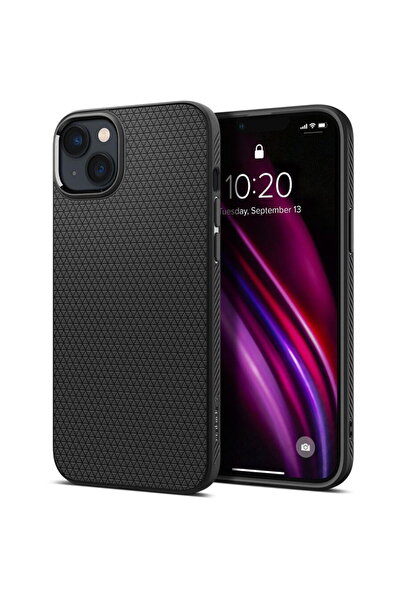 Spigen Husa Liquid Air pentru iPhone 14 Plus, Negru Mat