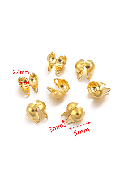 Choice JC396-B3 50pcs Stainless Steel Connector Clasp Ball Chain Crimp End Be...