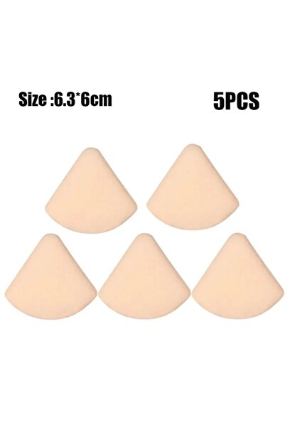 Choice ٥ قطع، ١-١٠ قطع، إسفنجات مكياج دائرية، مربعة، مثلثة، للاستخدام الجاف و...