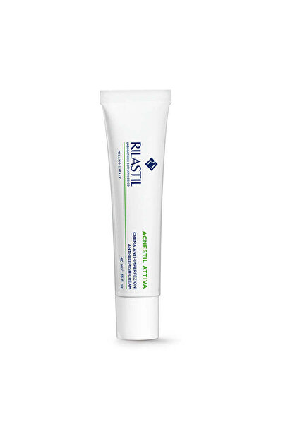 Rilastil كريم أكنستيل أتيفا المضاد للحساسية والشوائب للوجه مع أزيلوجليسين، سا...