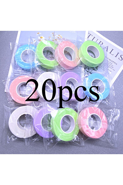 choice2 مجموعة متنوعة من 20 قطعة (20 لفة) من شريط لاصق للرموش، مناسب لتطويل ا...