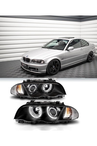 X POWER TUNİNG bmw e46 coupe 1998-2001 uyumlu angel far