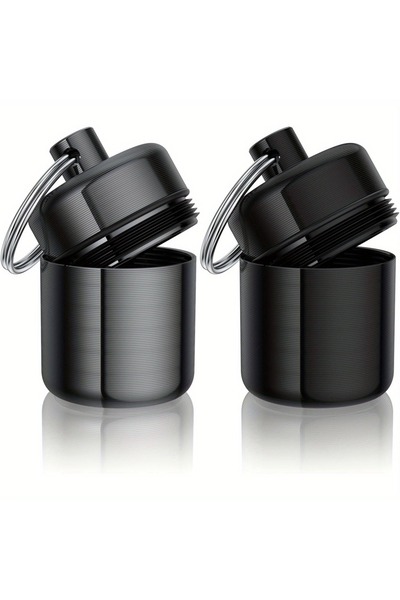 Choice عبوتان من حافظات سدادات الأذن المعدنية المقاومة للماء، مثالية لحفظ سدا...