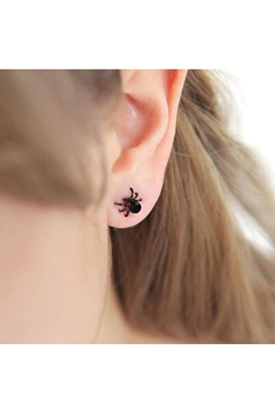 Choice black Personality Spider Ear Stud Earrings Popular Insects Black Spide...