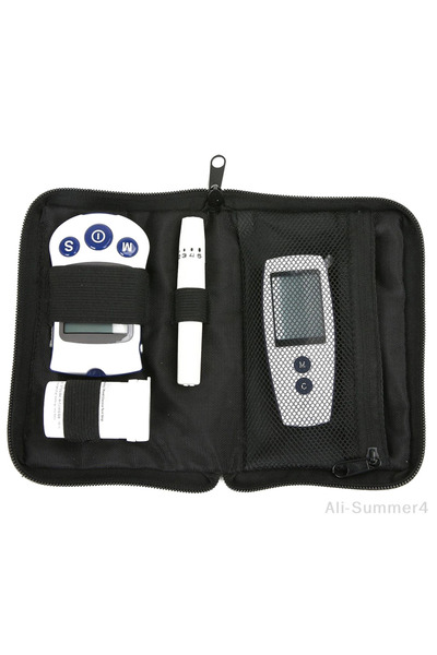 Choice Portable Blood Glucose Meter Storage Bag Blood Pressure And Oxygen Met...