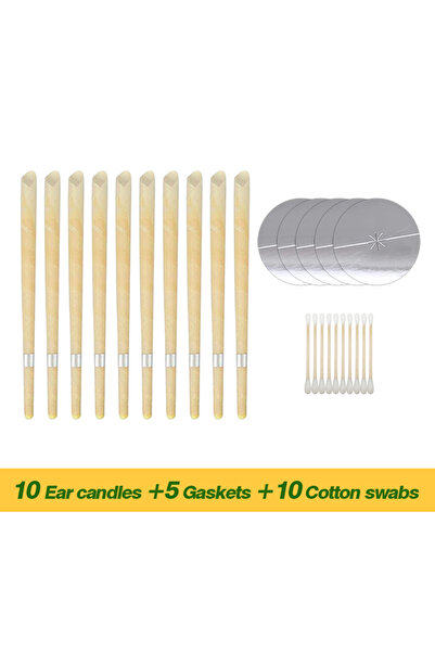 Choice مجموعة شموع أذن مكونة من 25 قطعة، 25 قطعة من شموع الأذن على شكل قرن (1...