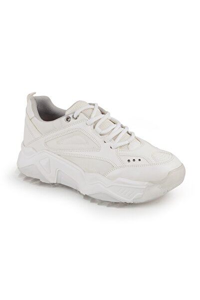 LBR Libero L083.65118 White Genuine Leather Women's Sneaker High-Sole Comfort...