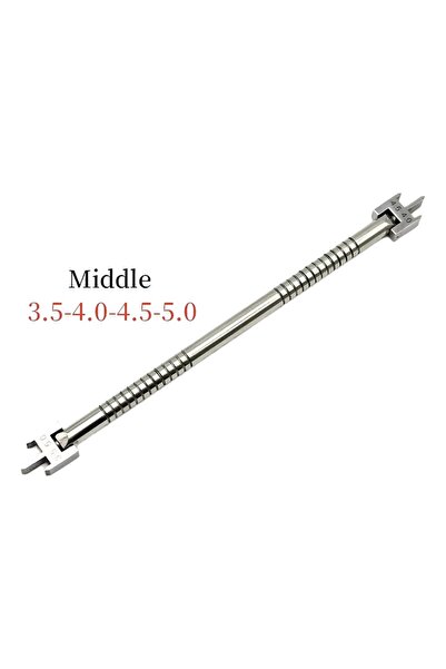 Choice1 قطعة واحدة من مقياس موضع أقواس تقويم الأسنان، مصنوع من الفولاذ المقاو...