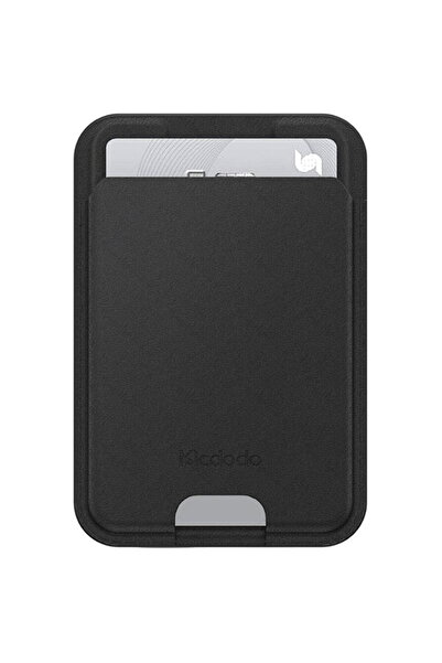 Mcdodo Magnetic for 3 Cards, PU, ​​Slim Design - Napa (WH-7920) - Black