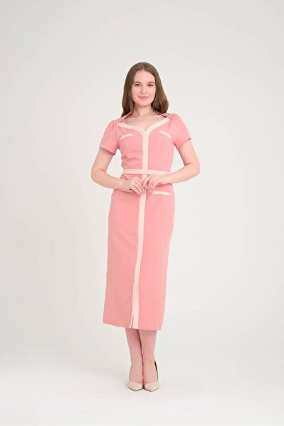 Stylish Soft pink maxi dress
