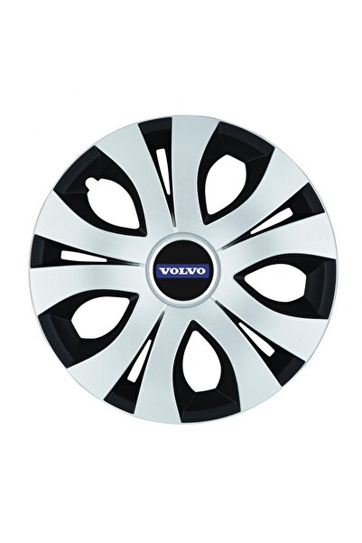 Autohelix MSA Set de 4 capace roți superioare gri-negre R15, compatibile cu V...