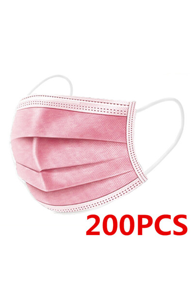 Choice Pink-200PCS 50/100/200pcs Disposable Medical Face masks mascarillas Ad...