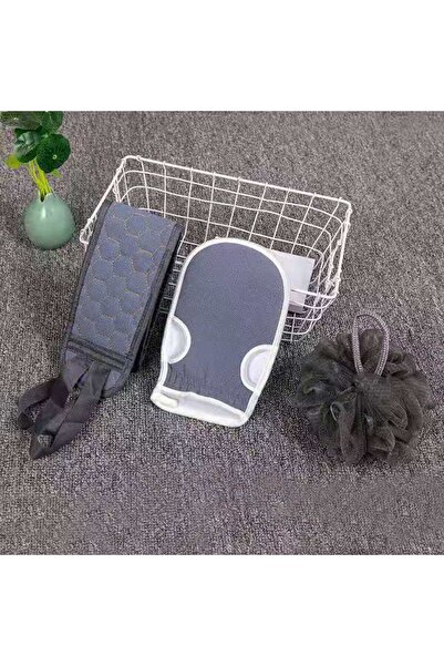 choice2 Grey 3 Colors Three-piece Bath Set, Rub Bath and Bath Artifact, House...