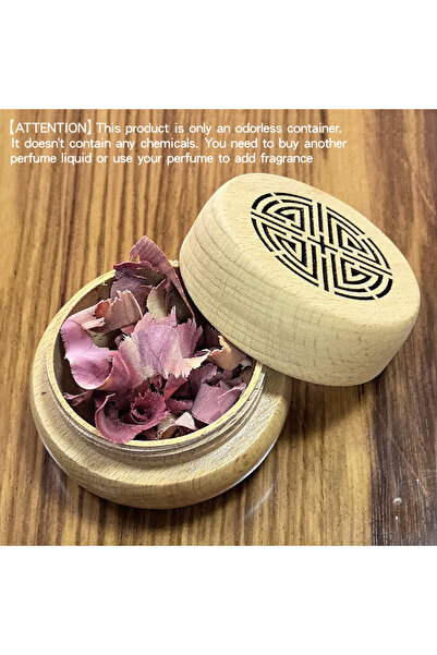 Choice Wood Petals in Box Ancient Portable No perfume DIY fragrance wooden bo...