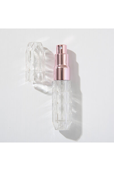 choice2 بخاخ عطر كريستالي ماسي وردي فاتح، قطعة واحدة، سعة 5 مل، يُعبأ من الأس...