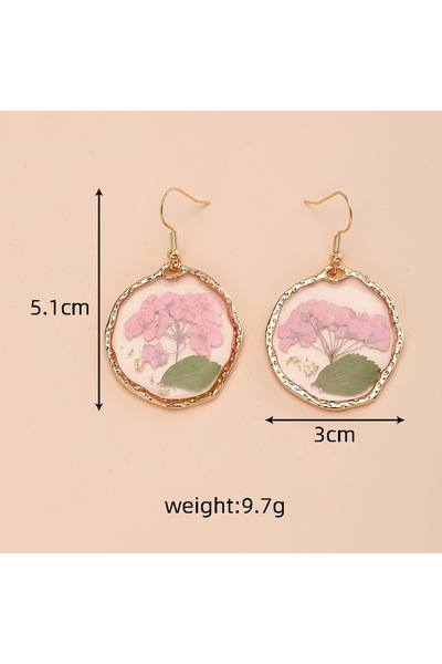 Choice Type3 New Dried Flower Dangle Earrings Jewelry for Women with Hypoalle...