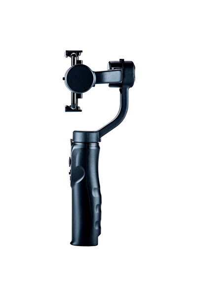 Techsuit Gimbal pentru Telefon cu 3 Axe si Joystick, Micro-USB - (H4) - Black
