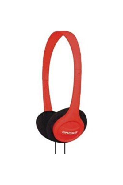 KOSS KPH7r Headphones, On-Ear, Wired, Red