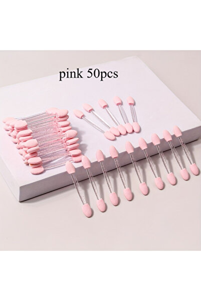 Choice ٥٠ قطعة من أقلام ظلال العيون الوردية للاستخدام مرة واحدة، ذات رأسين وو...