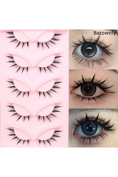 Choice SHH-2513 خمسة أزواج من العيون الاصطناعية السوداء الطبيعية قطعة واحدة، ...